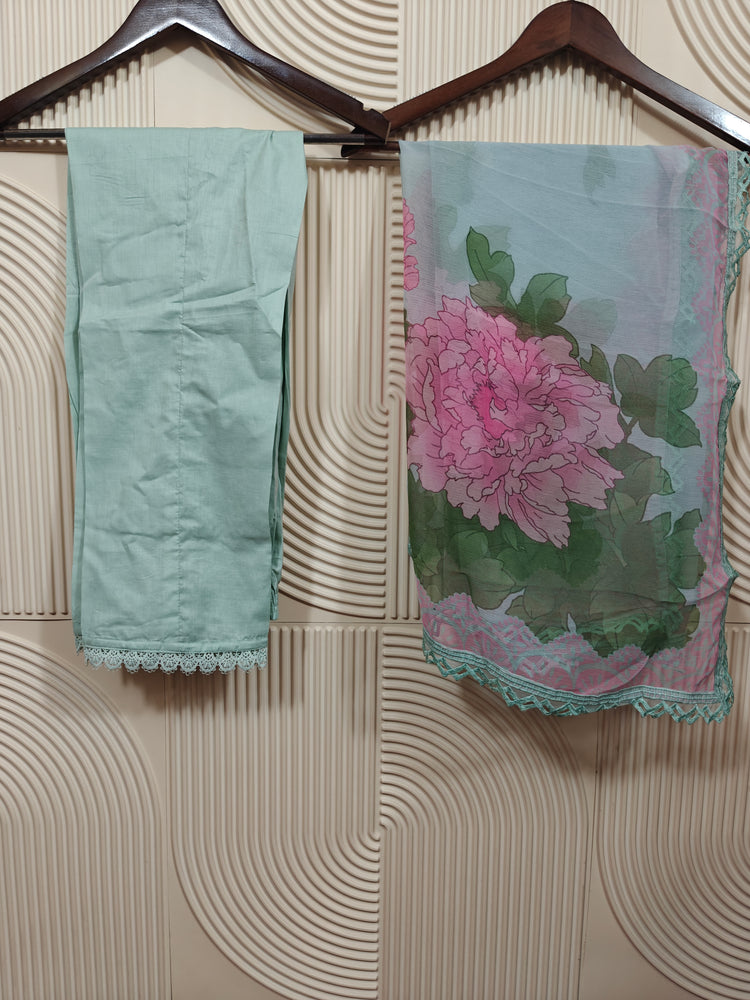 ZA AAMNA NOOR LUXUR LAWN PRET | D-07