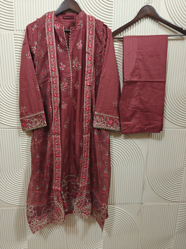 BIN SAEED LUXURY | WITH JACKET STYLE | D-08
