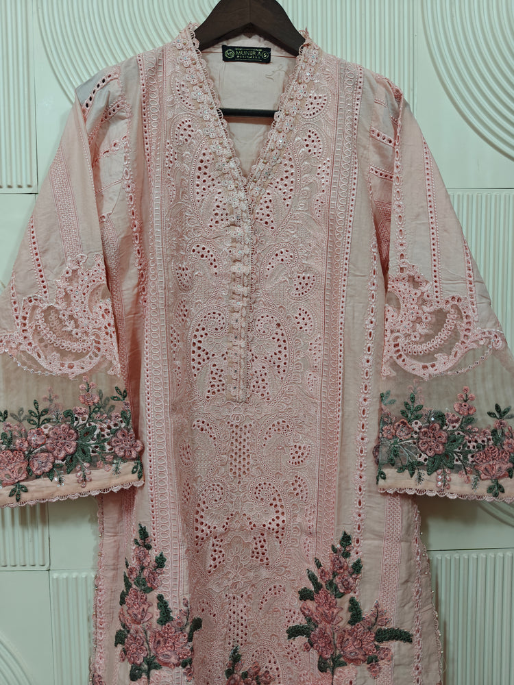 MUNIRA STITCHED CHIKANKARI 2025 D-05