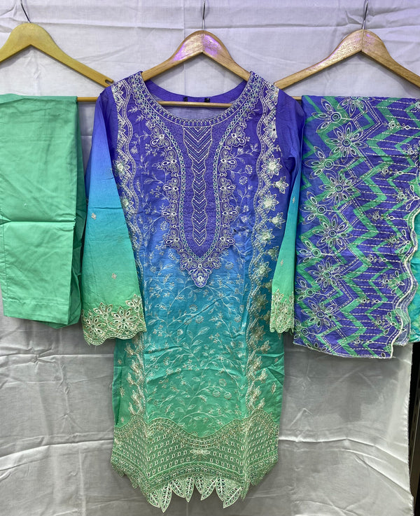 BIN SAEED HEAVY STITCHED EMBROIDERED D-01