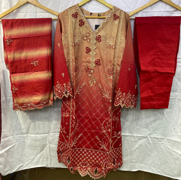 BIN SAEED HEAVY STITCHED EMBROIDERED D-07