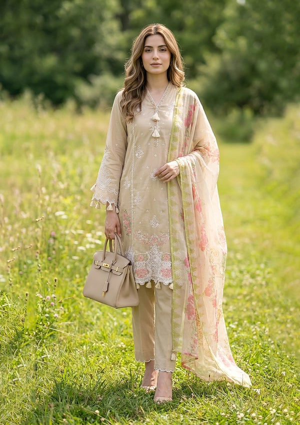 LAKHANY BY LSM UN-STITCHED 3PC | GRACE IN BLOOM