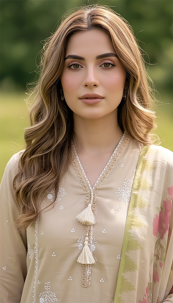 LAKHANY BY LSM UN-STITCHED 3PC | GRACE IN BLOOM