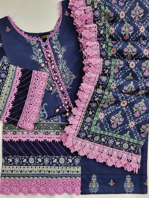 MAUSUMMERY STITCHED 3PC | D-05