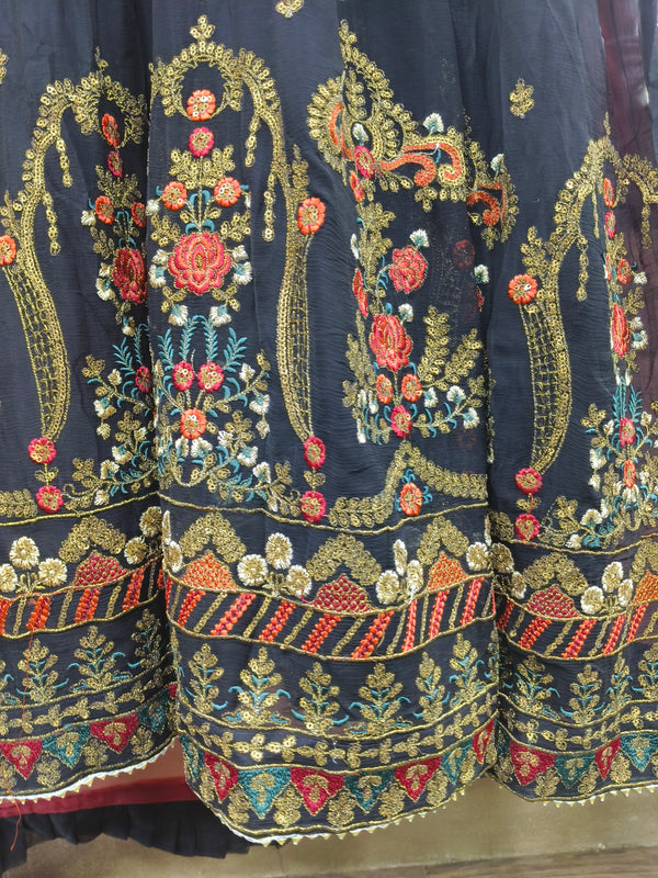 BIN SAEED CHIFFON 2 PC (KAMEEZ AND DUPATTA)