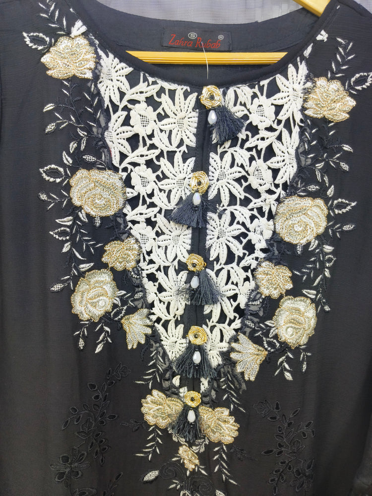 ZOYA AHMAD CHIFFON STITCHED D-01