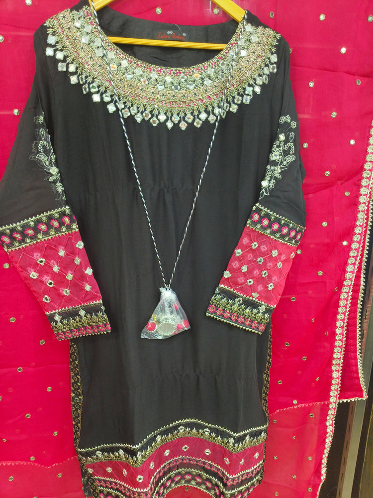 ZOYA AHMAD CHIFFON STITCHED D-03