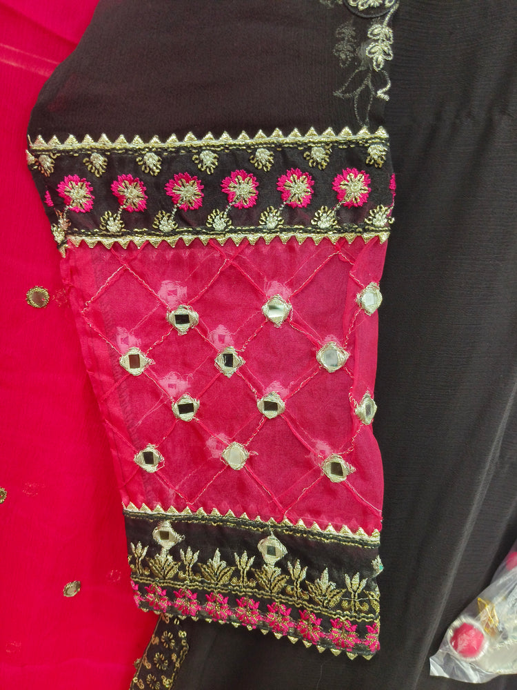 ZOYA AHMAD CHIFFON STITCHED D-03