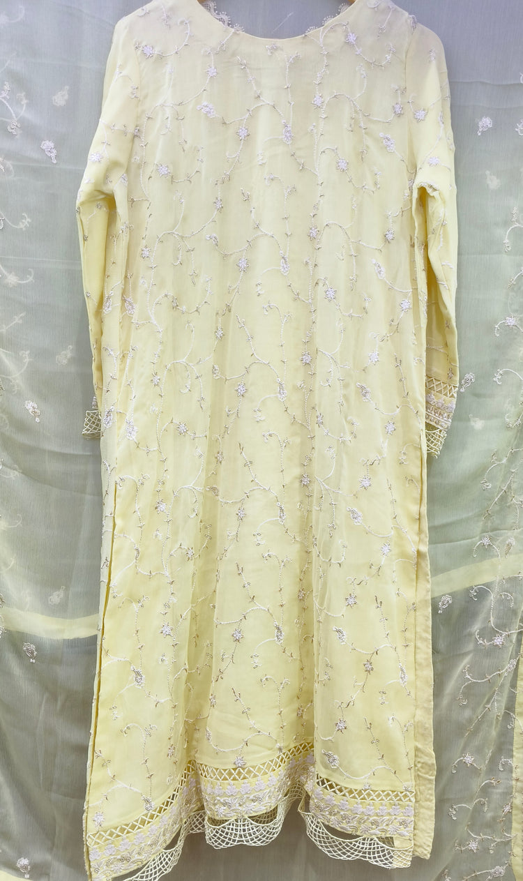 ZOYA AHMAD GUZEL CHIFFON STITCHED - D01