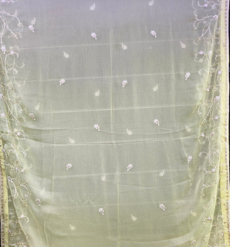 ZOYA AHMAD GUZEL CHIFFON STITCHED - D01