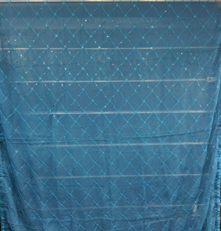 ZOYA AHMAD GUZEL CHIFFON STITCHED - D03