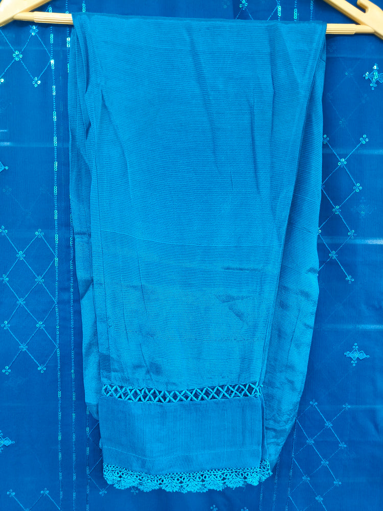 ZOYA AHMAD GUZEL CHIFFON STITCHED - D05