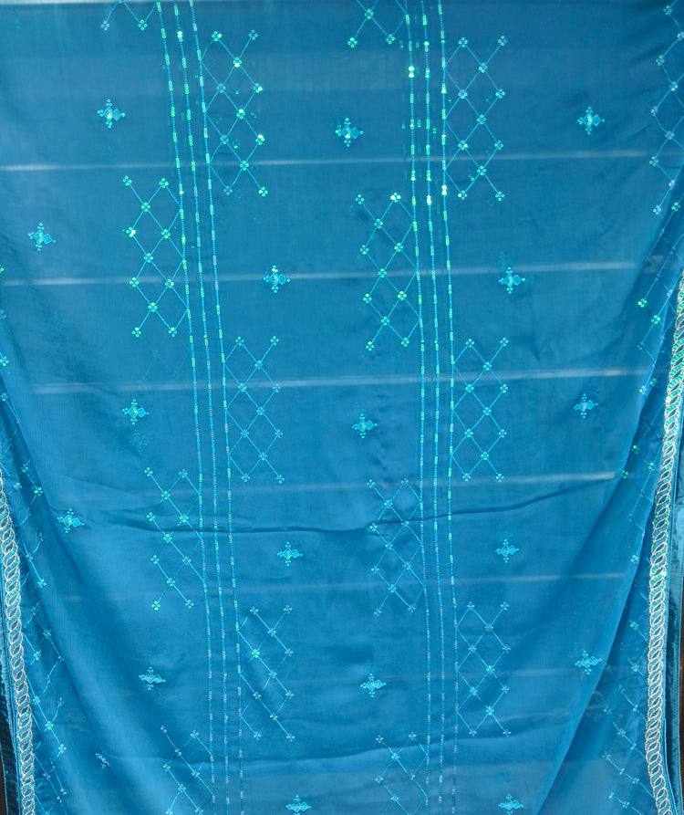 ZOYA AHMAD GUZEL CHIFFON STITCHED - D05