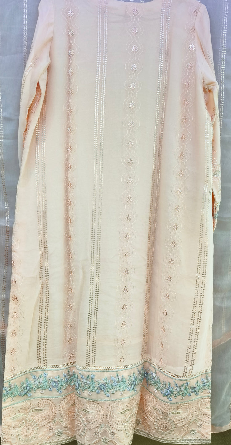 ZOYA AHMAD GUZEL CHIFFON STITCHED - D02