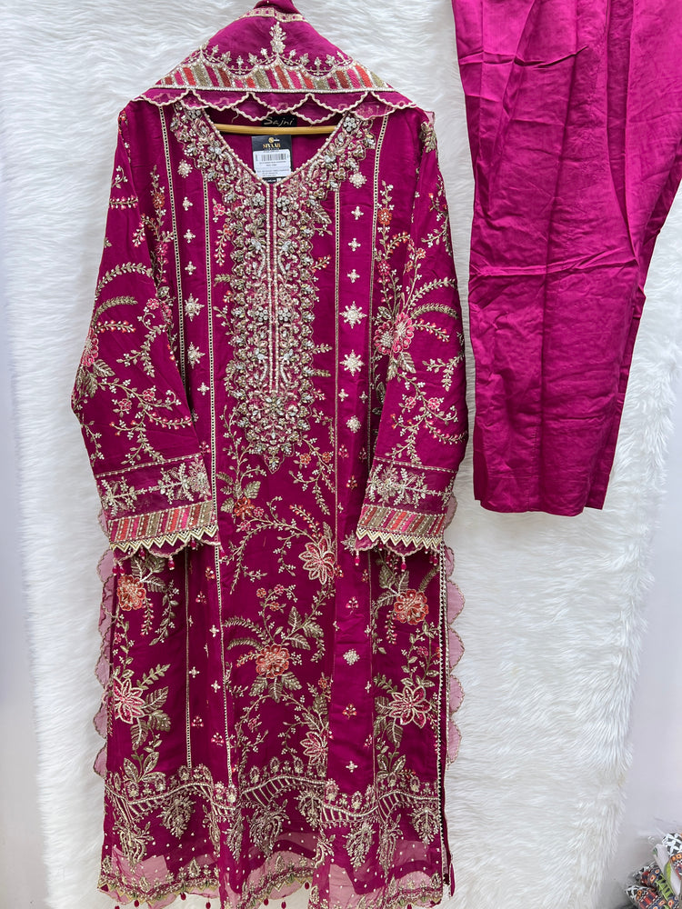 NIKHAAR BY ZOYA AHMED HANDWORK | D-3360