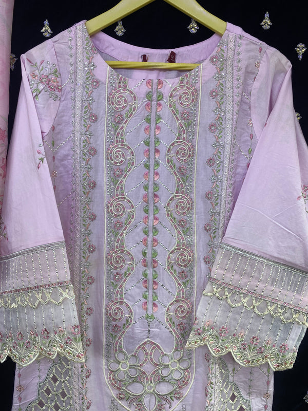 BIN SAEED | LUXURY CUTWORK STITCHED 3PC | D-02