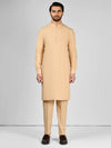 Biscuit Blended Unstitched Fabric | PMU-10024