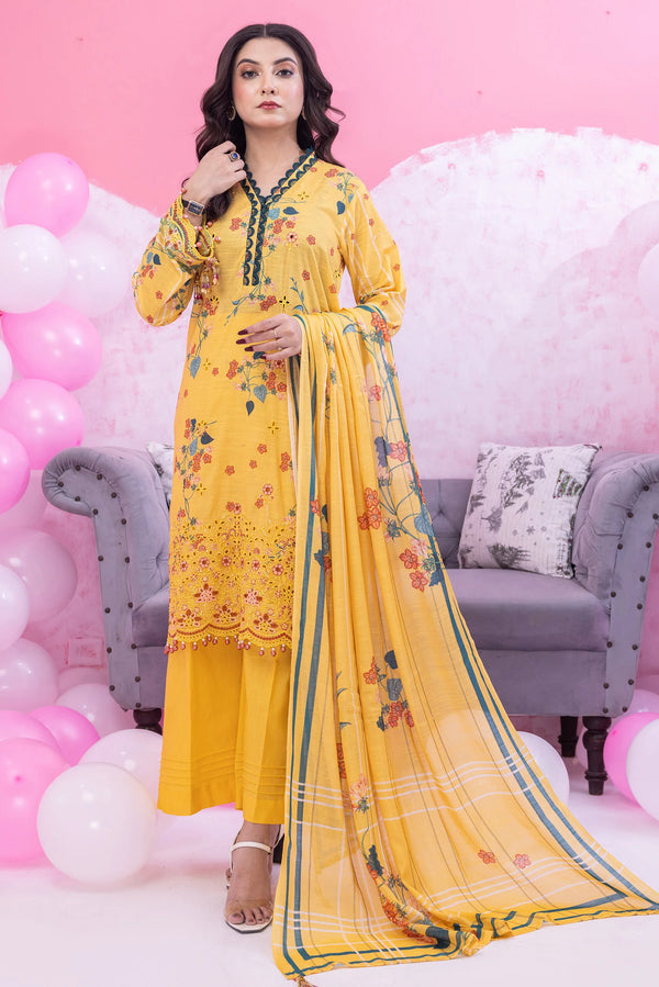 Gardenia Chikankari Lawn Un-stitched by zainab fazlani - GDP-101