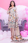 Gardenia Chikankari Lawn Un-stitched by zainab fazlani - GDP-108