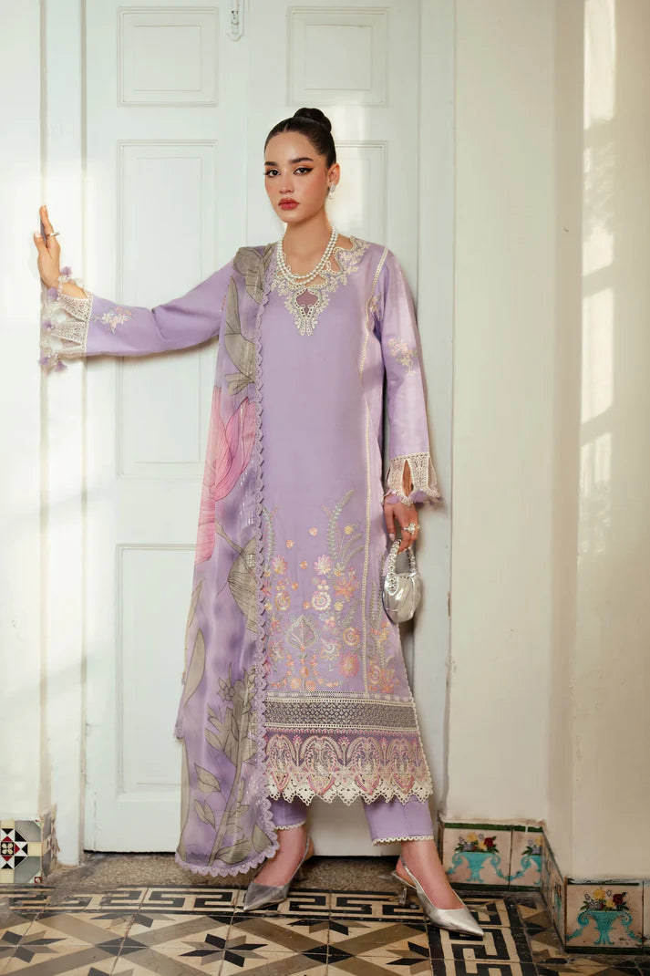 MIRAAL SIGNATURE BY ABYAAN UN-STITCHED 3PC | SUHANA (AV-08)