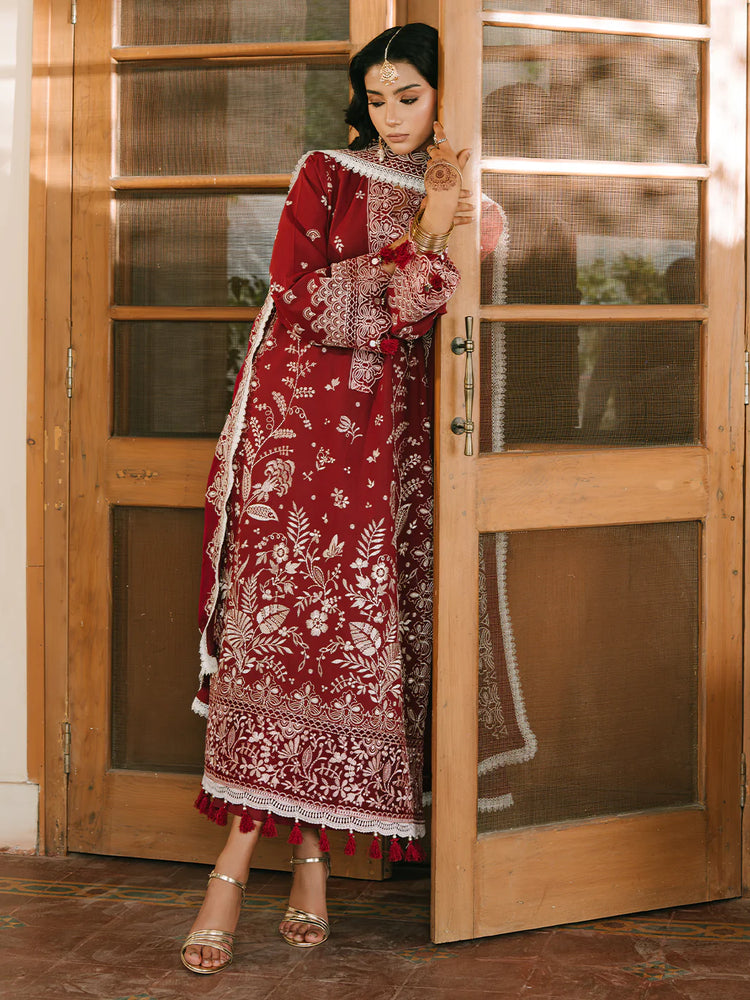 SHANAYA BY MAHNUR UN-STITCHED 3PC | Mehrosh
