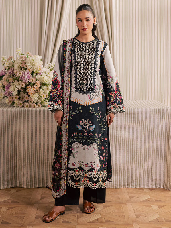 JAHAAN BY MAHNUR UN-STITCHED 3PC | MJ-01