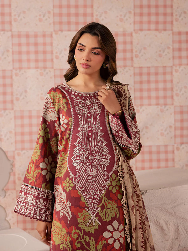 JAHAAN BY MAHNUR UN-STITCHED 3PC | MJ-05