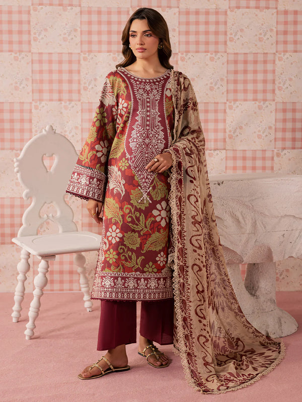 JAHAAN BY MAHNUR UN-STITCHED 3PC | MJ-05