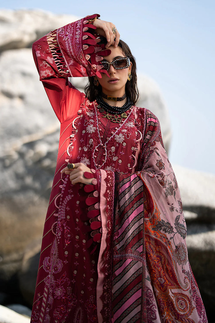 ALIF SIGNATURE LAWN|UN-STICHED 3PC| ELEGANZA