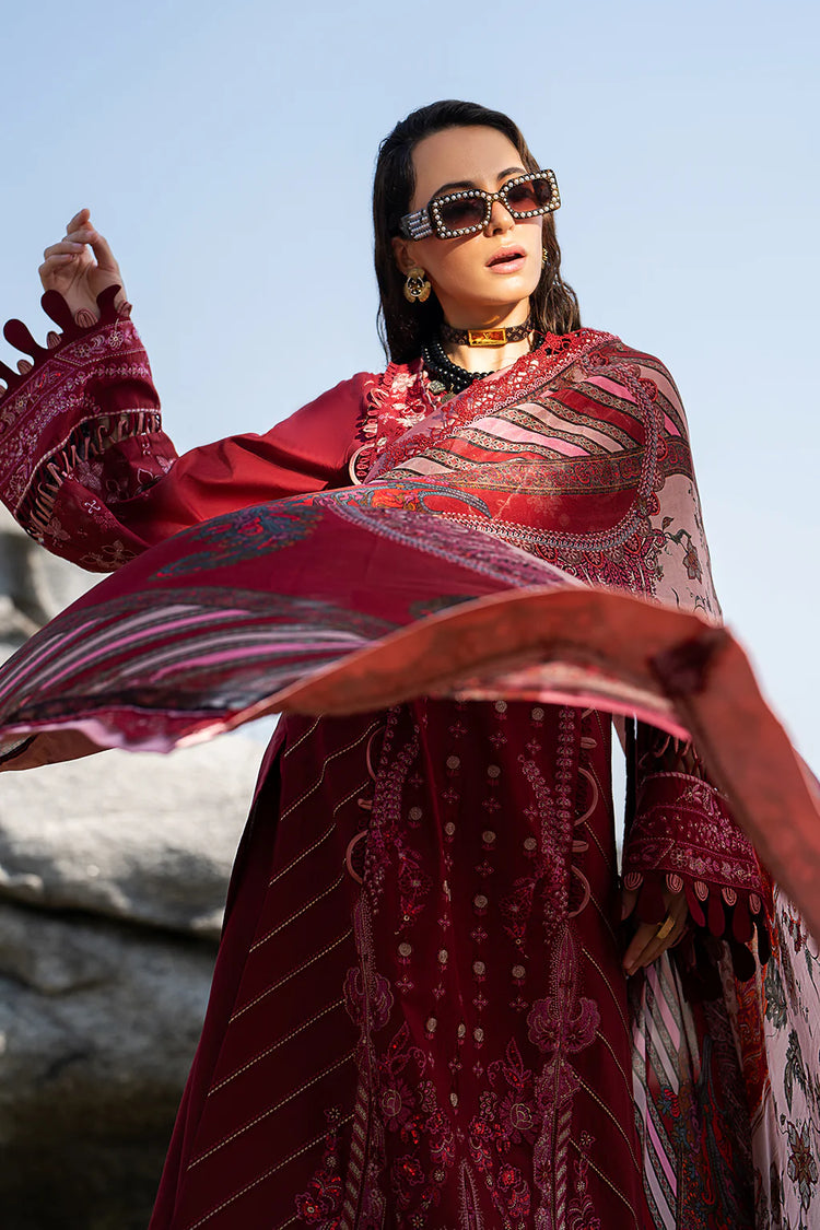 ALIF SIGNATURE LAWN|UN-STICHED 3PC| ELEGANZA