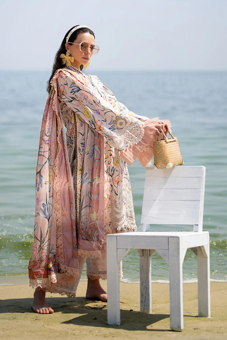 ALIF SIGNATURE LAWN|UN-STICHED 3PC| BLOOMING