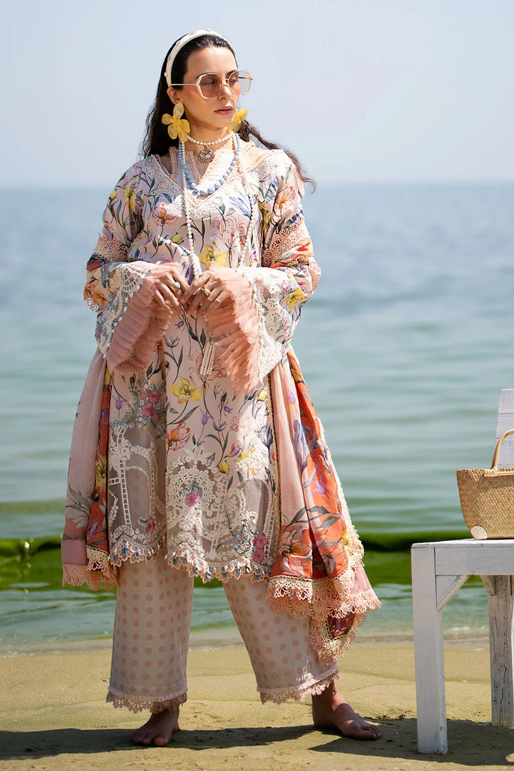 ALIF SIGNATURE LAWN|UN-STICHED 3PC| BLOOMING
