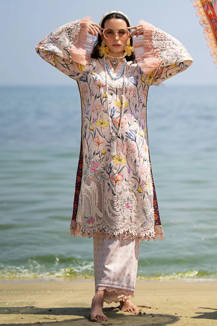 ALIF SIGNATURE LAWN|UN-STICHED 3PC| BLOOMING