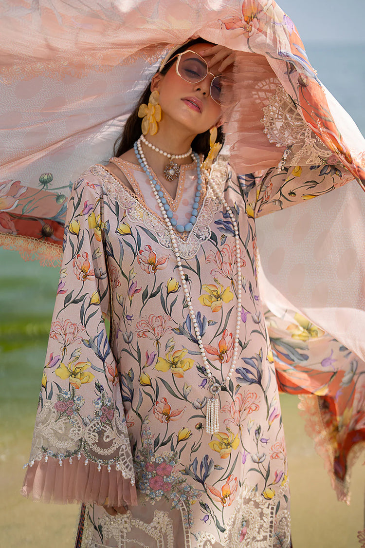 ALIF SIGNATURE LAWN|UN-STICHED 3PC| BLOOMING