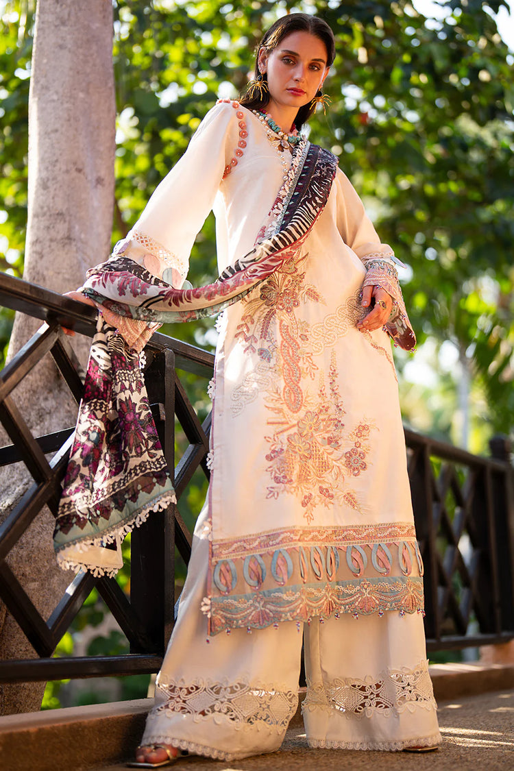ALIF SIGNATURE LAWN|UN-STICHED 3PC| SUNBEAM