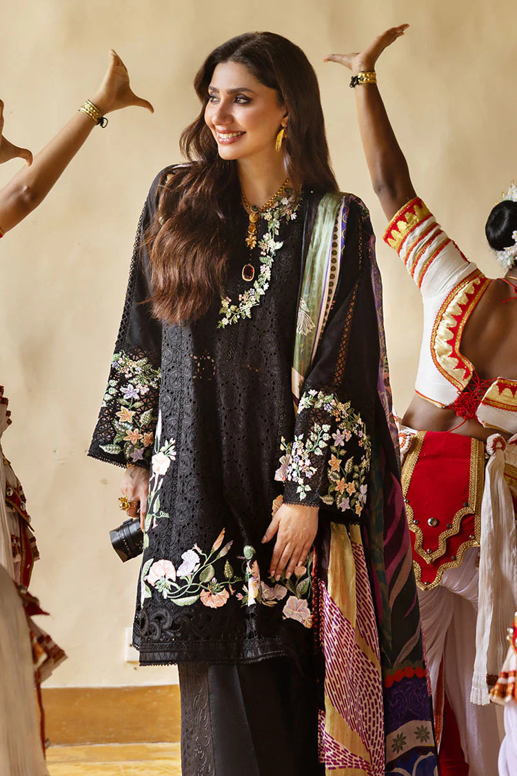 MANARAM BY MUSHQ UN-STITCHED 3PC | Dazzling Glimmer