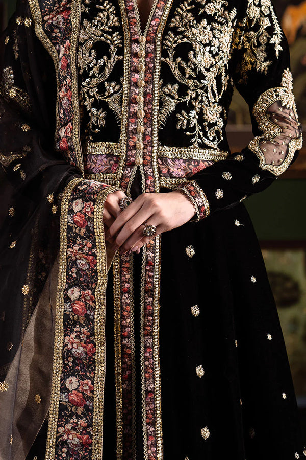 NILOUFER UNSTITCHED VELVET-3PC |BY MUSHQ| PARI