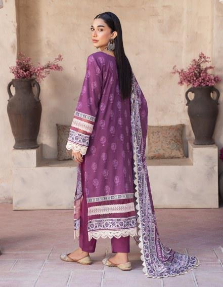 MAUSUMMERY SPRING SUMMER UN-STITCHED 3PC | Amethyst