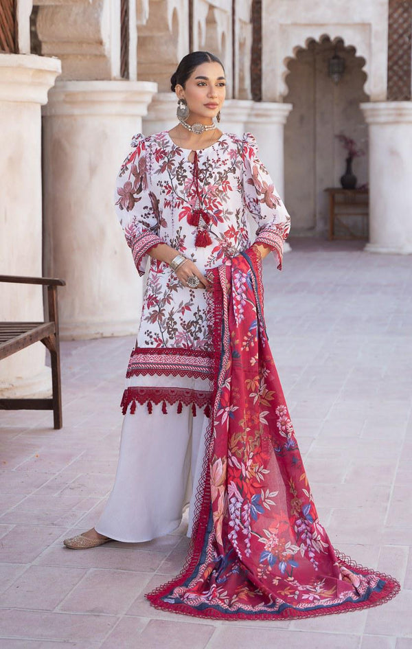 MAUSUMMERY SPRING SUMMER UN-STITCHED 3PC | Azalea