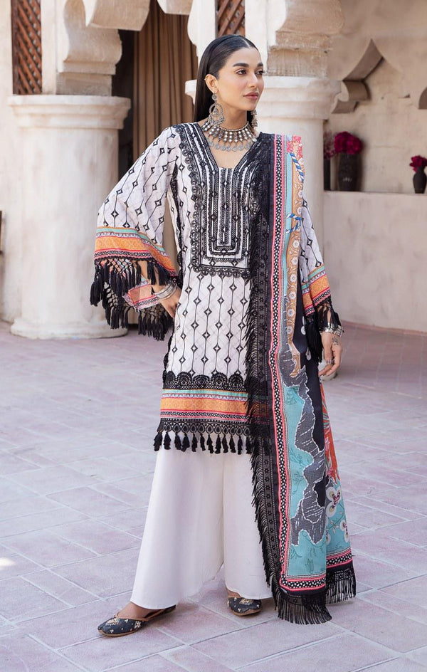 MAUSUMMERY SPRING SUMMER UN-STITCHED 3PC | Gardenia