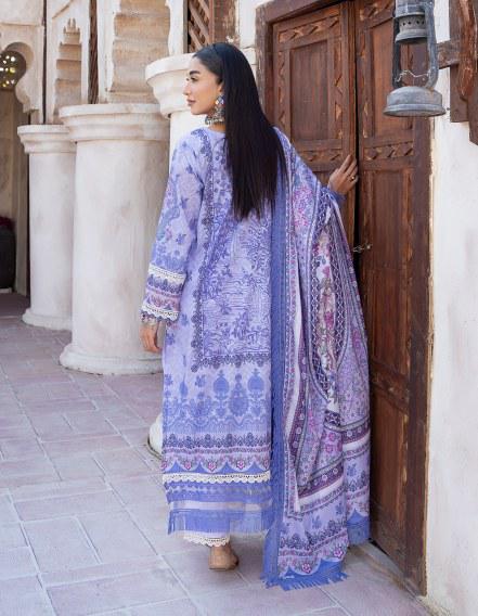 MAUSUMMERY SPRING SUMMER UN-STITCHED 3PC | Lavender