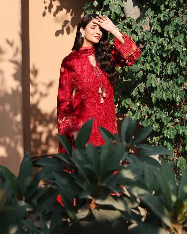 SUMMER REVERIE BY ROHEENAZ UN-STITCHED 3PC | Opaline