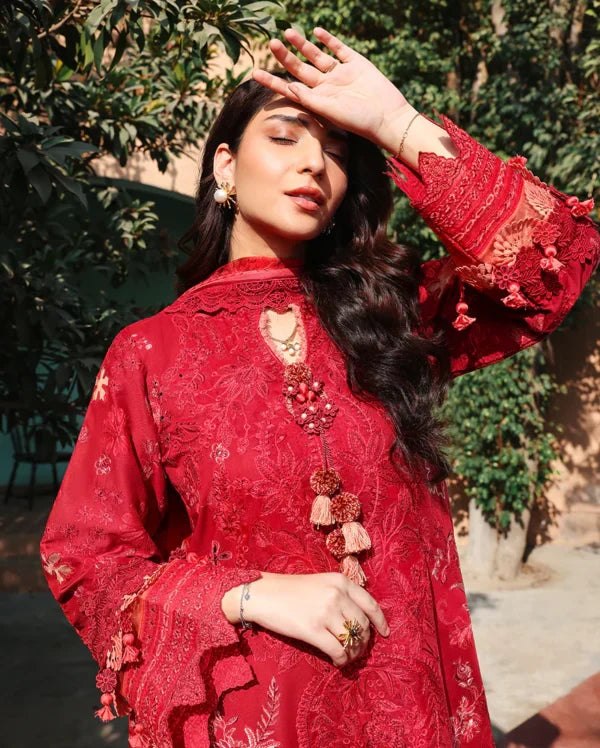 SUMMER REVERIE BY ROHEENAZ UN-STITCHED 3PC | Opaline