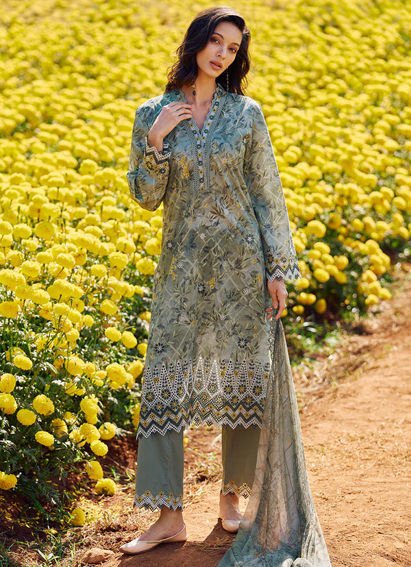 IMAGE SPRING PRINTKARI UN-STITCHED 3PC | D12