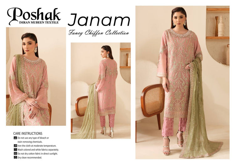 JANAM BY POSHAK SEMI STICHED