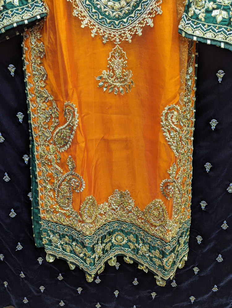 KARMA HEAVY STITCHED 24 3 PC STITCHED  D-11