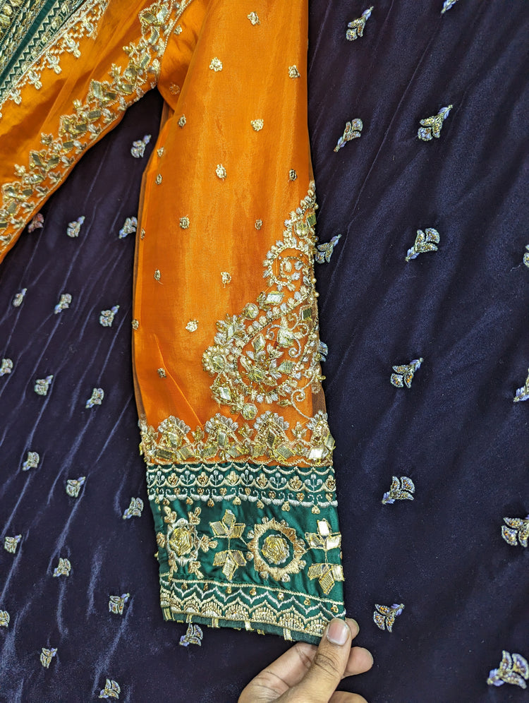 KARMA HEAVY STITCHED 24 3 PC STITCHED  D-11