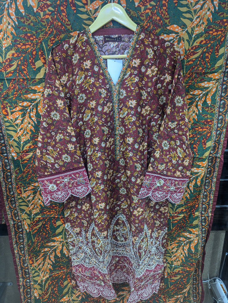 BIN SAEED EXCLUSIVE STITCHED LAWN D-01