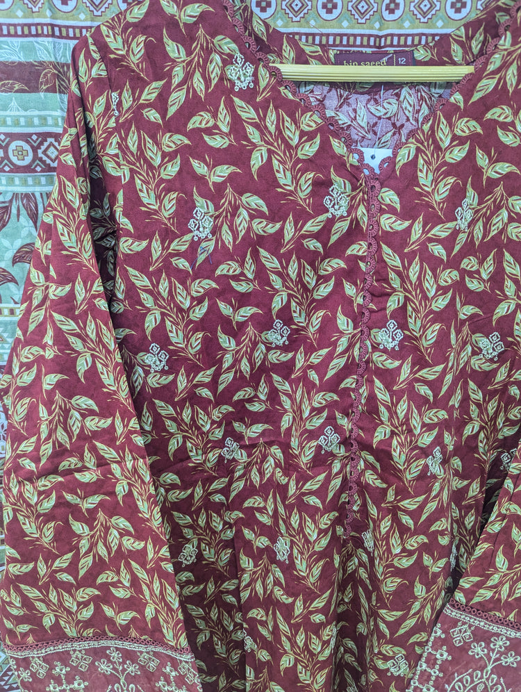 BIN SAEED EXCLUSIVE STITCHED LAWN D-04