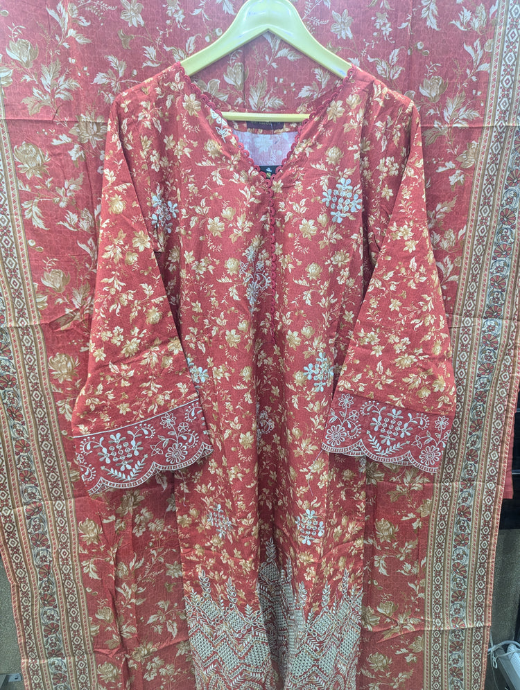 BIN SAEED EXCLUSIVE STITCHED LAWN D-07